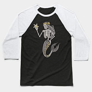 Mermaid skull. Baseball T-Shirt